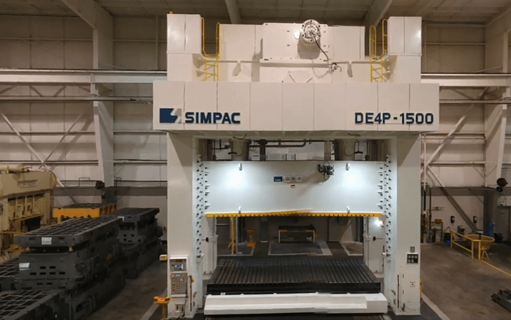 DE2 Mechanical Press - Side View